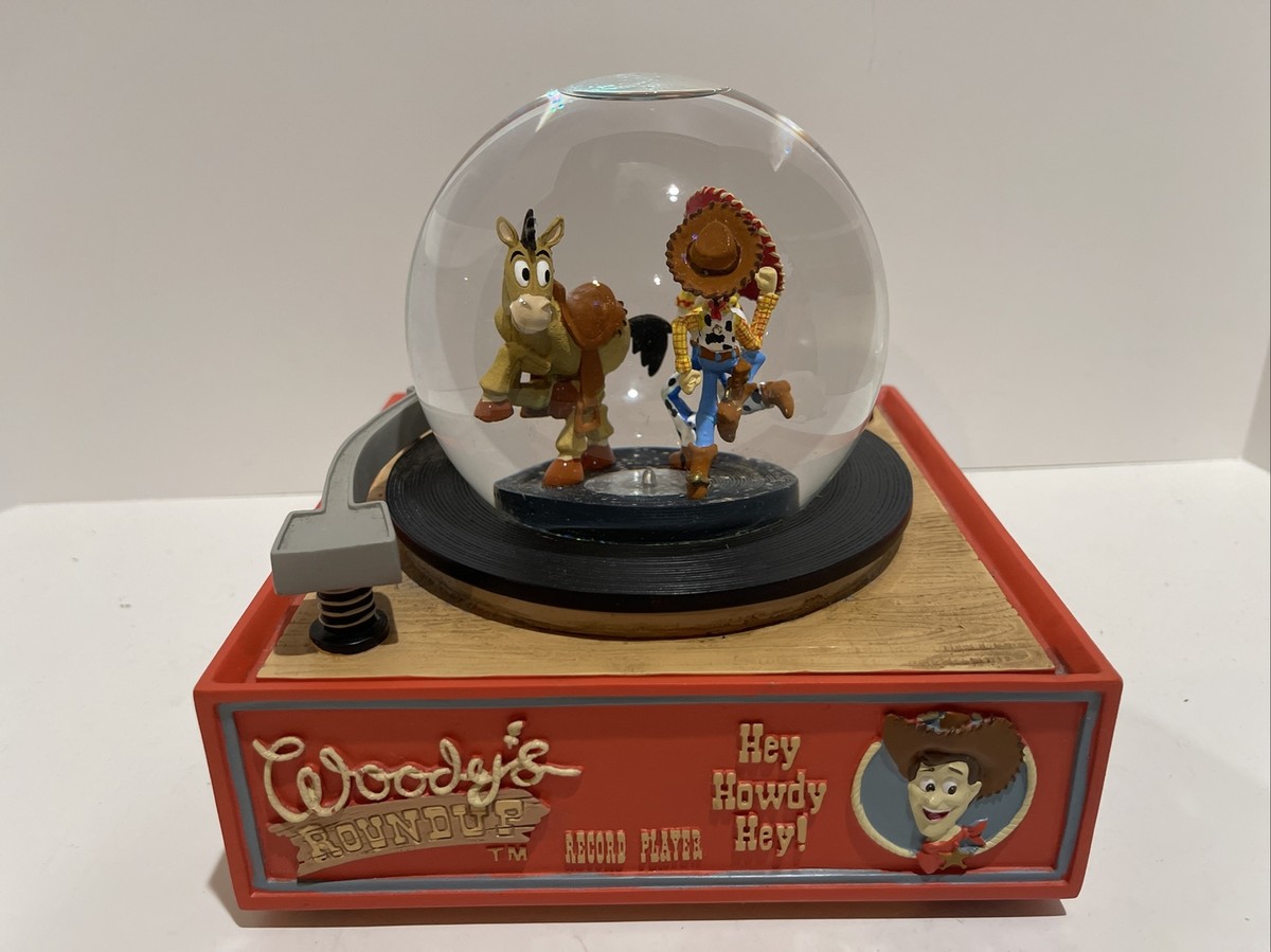 Toy Story 2 Woody's Roundup Hey howdy hey Record Player Snow Toy Story 2 Woody's Roundup Hey howdy hey Record Player Snow