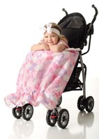 Bumkins Waterproof Stroller Blanket Butterfly Bumkins Waterproof Stroller Blanket Butterfly