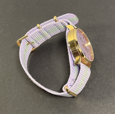 Sophie and Freda SF3306 Womens Watch Nantucket MOP Purple/Green Band NEW BATTERY Facet Radiant Cut Diamond Glass Women main image 3