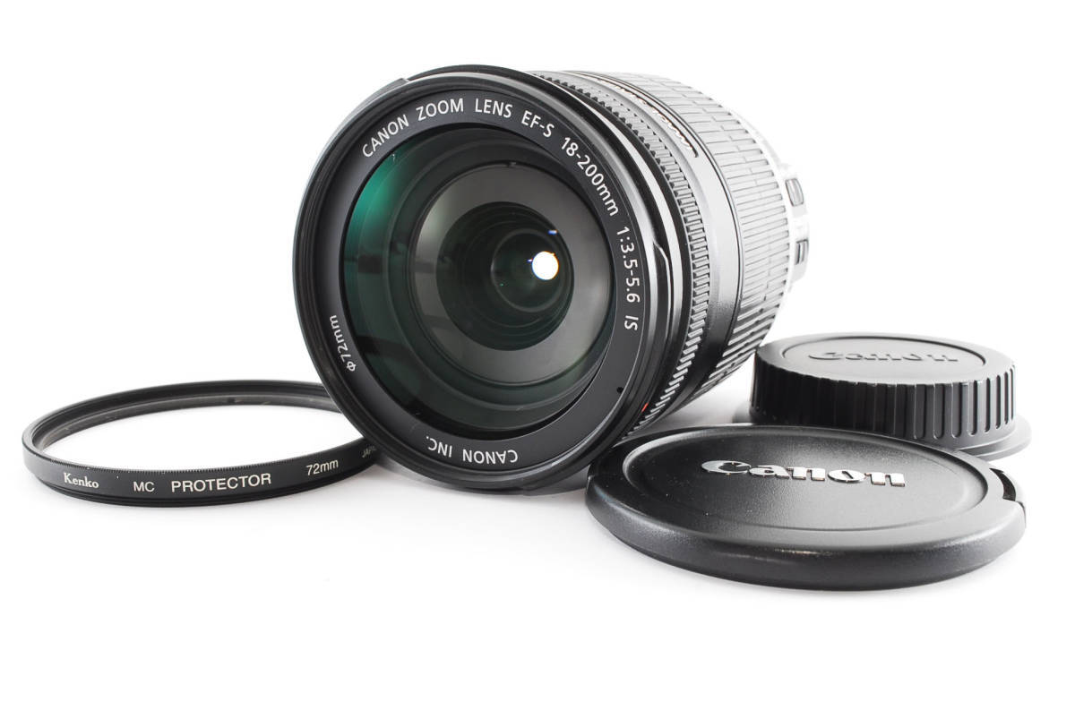 ズーム Canon - ☆美品☆ Canon EF-S 18-200mm 1:3.5-5.6 ISの通販 by