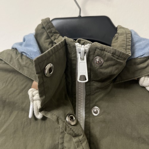 Levi's Jacket Womens XS Green Khaki Full Zip Hooded Parka - Picture 7 of 15