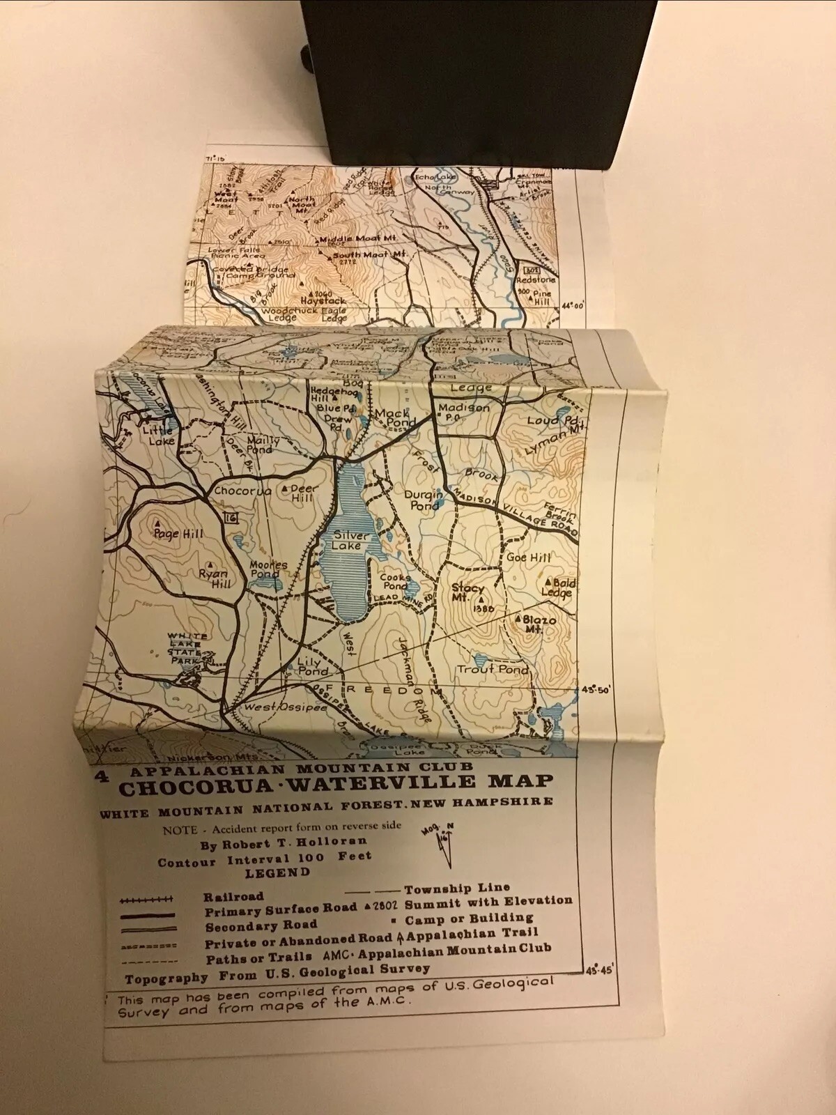 A.M.C. White Mountain Guide, 1976, 21 Edition, 4 Folded maps. New Hampshire.