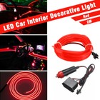 200cm Car Led Decorative Interior Atmosphere Wire Strip Light Lamp Accessories (For: More than one vehicle)