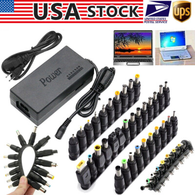 96W Universal Laptop Power Supply Charger Adapter w/ 42 Tips Notebook Charger US