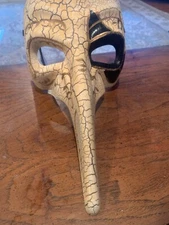 Venetian Raven Mask Spirit Halloween Unisex long nose,  NWT.  masquerade