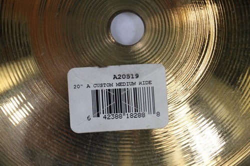 Zildjian A Custom Brilliant 20" Medium Ride Cymbal - New Display model #R9205 - 第 6/7 張圖片