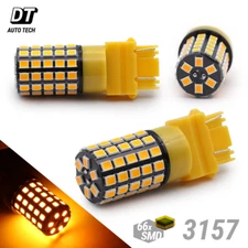 SYNETICUSA 3157 LED Amber Yellow Light Bulbs fit Turn Signal Parking DRL