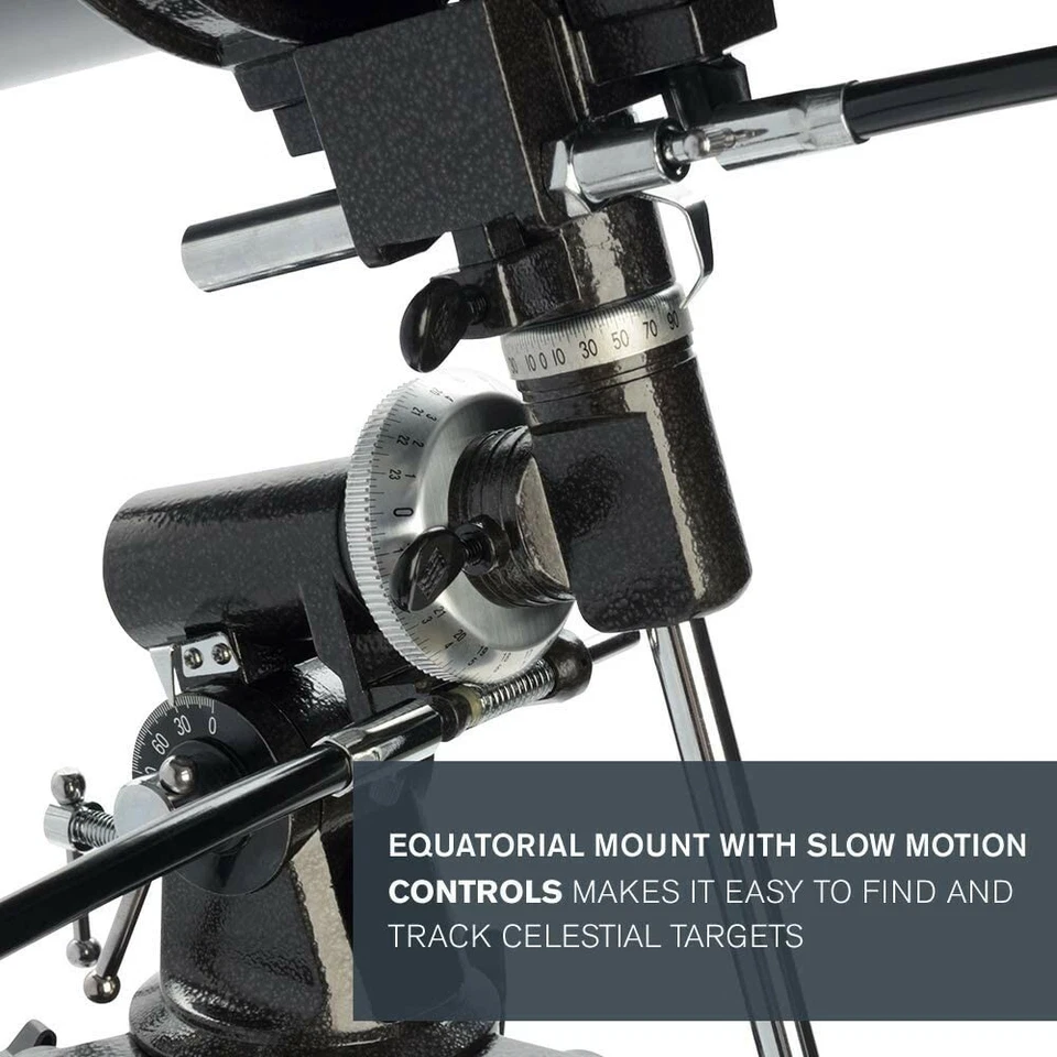 Celestron PowerSeeker 127EQ Telescope Manual German Equatorial Compact Portable - Image 3 of 4