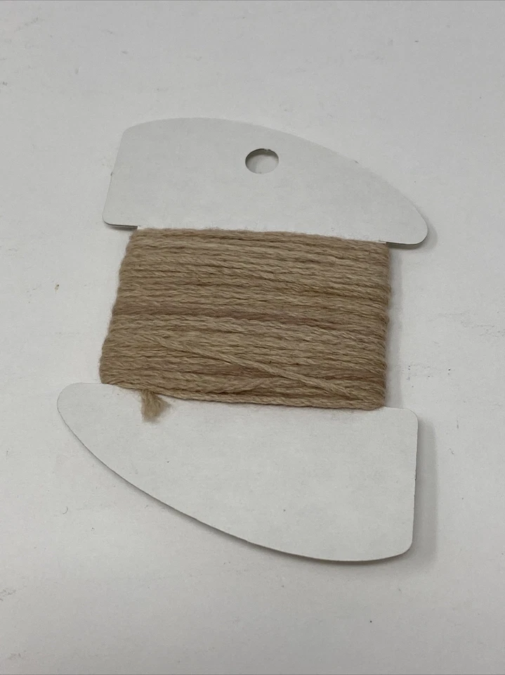 Rainbow Gallery "Rainbow Tweed" Cotton/Wool/Acrylic 4 ply 10 yards RT11 Tan - Image 3 of 3