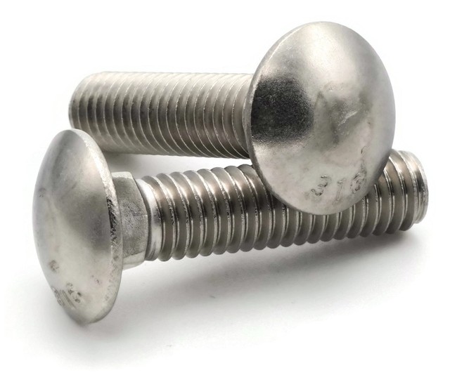 1/4"20 316 Stainless Steel Carriage Bolts Round Head Square Neck QTY