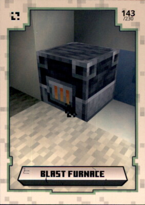 Minecraft Trading Cards 2021 - Nr. 143 Blast Furnace Item Basis Karte