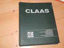 Orig. Claas Mähdrescher Mercator Ersatzteilliste / Oldtimer Traktor