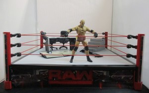 WWE-Elite-Raw-Main-Event-Ring-99-Complete-Goldberg-Universal-Title-Belt-Lot