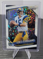 2025 Panini Prizm Football Vince Ferragamo #240 White Disco Rams