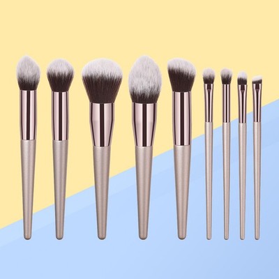 9 Pcs Professional Make up Brush Set Makeup Brushes for Women Woman Cosmetics