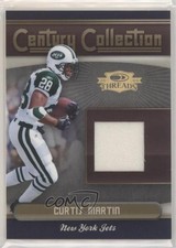 2006 Donruss Threads Century Collection Materials /250 Curtis Martin HOF 0gx4