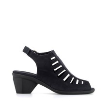 ARCHE sandals enexor nuit small heeled sandals- Black Suede- 11M size 42