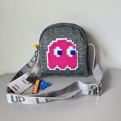 Kipling x Pac-man Zio Crossbody Bag Melange Jersey NWT