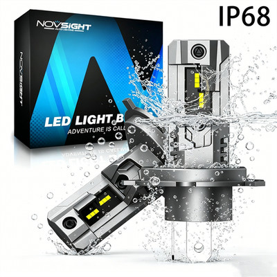 Scheinwerfer 2X H4 9003 Modell Lampen Halogen Hell 16000LM 6500K Mit Zulassung