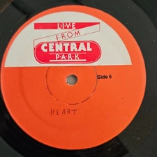Heart / The Who Live From Central Park Rare Canada 1981 Radioshow LP
