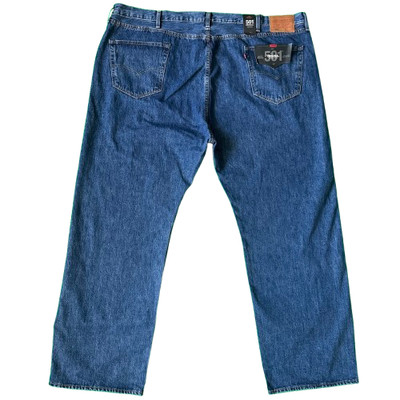 Levi s 501 Premium Herren Blue Jeans Größe W50 L34 Straight Leg Button Fly Big Tall
