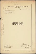 Photo:The Reliance Manufacturing Company for Opaline brand Tooth Powder