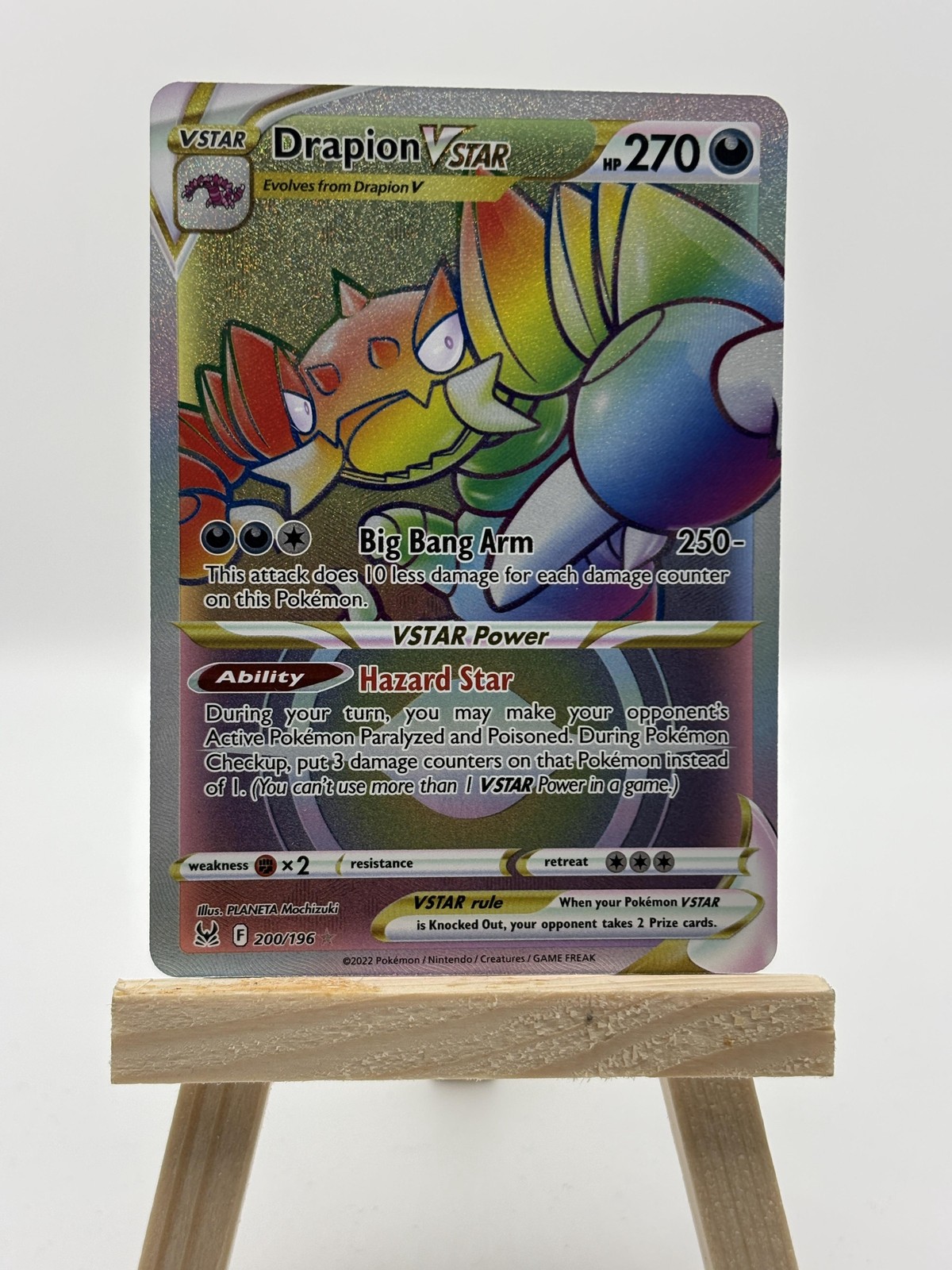 Drapion VSTAR (Secret) 200/196 Swsh11: Lost Origin Holo