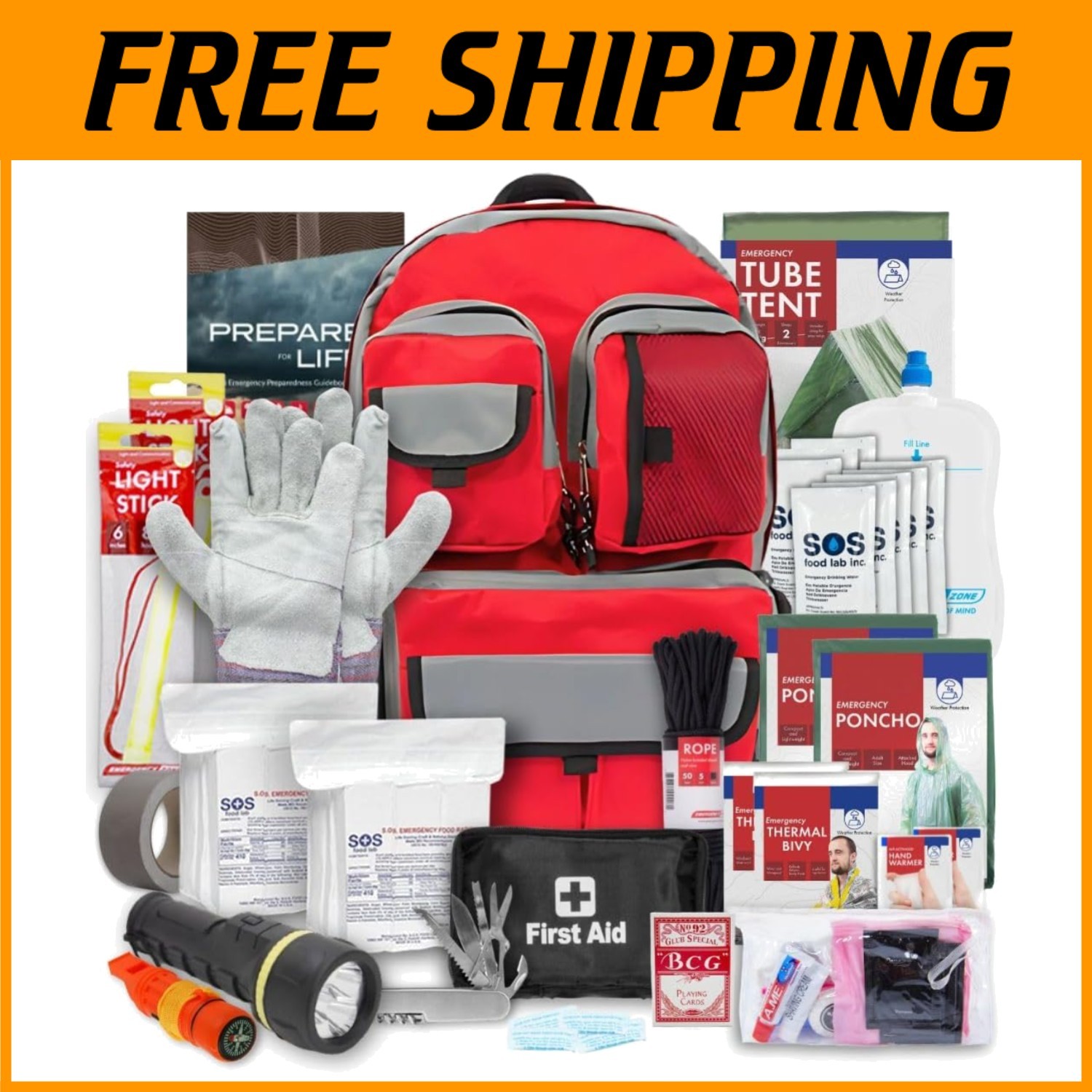 Nondescript Heavy-Duty Survival Backpack