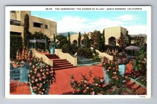 Santa Barbara CA-California, The Samarkand, "Garden of Allah" Vintage Postcard