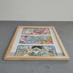 Akira Toriyama Dragon Quest III Printed Framed Item Famicom Masterpiece Framed