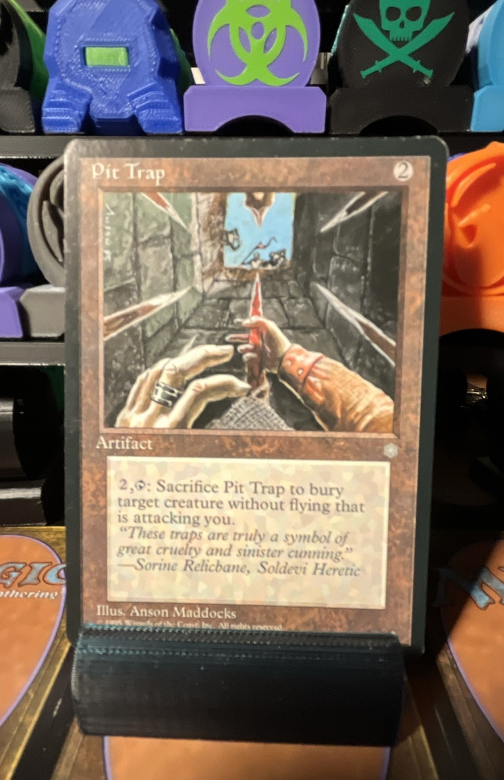 Pit Trap Ice Age Regular Vintage MTG Artifact