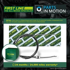 Handbrake Cable Rear Left FKB2035 First Line Hand Brake Parking 7700426006 New