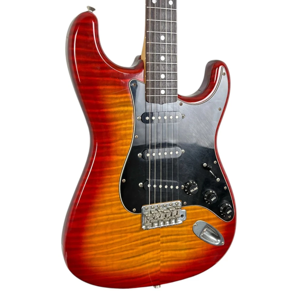 Squier by Fender Japan Silver Series Stratocaster SST-39 1993-1994 - Flame Red - Bild 2 von 4