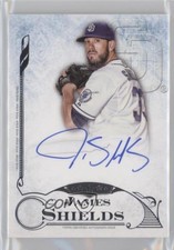 2015 Topps Five Star Auto James Shields #FSA-JSH Auto 1a3