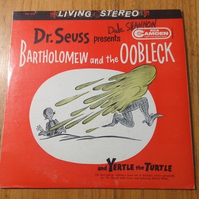 Dr. Seuss Bartholomew and the Oobleck & Yertle the Turtle Record Vinyl LP 