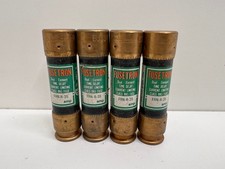 LOT OF 4 NEW OLD STOCK BUSSMANN FUSETRON 35A TIME-DELAY FUSES FRN-R-35