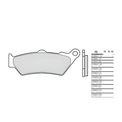 Bremsbeläge Brembo 07BB03LA Sintermetall mit Zulassung für Aprilia Ducati BMW