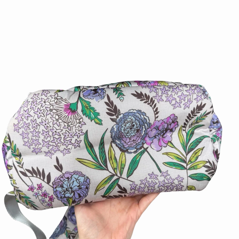 Vera Bradley Lighten Up Grand Large Backpack - Lavender Botanical - Image 3 of 4
