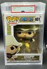 Funko Pop Animation One Piece "Usopp" #401 PSA Graded 8.5 NM-MT+