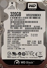 Western Digital WD3200LPLX-75ZNTT0 2.5 in 320 GB SATA Hard Drive  - Tested