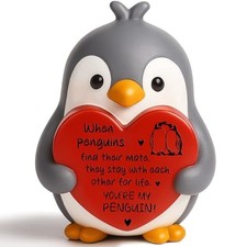 Husband Wife Birthday Valentines Day Gifts for Him Her Boyfriend Penguin-life