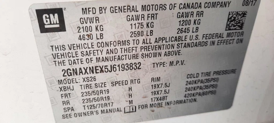 Turbo/Supercharger 2.0L Fits 13-22 MALIBU 4272918 - Image 2 of 4
