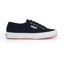 Superga Womens 2750 Cotu Canvas Sneakers  Navy/Fwhite  Authentic New