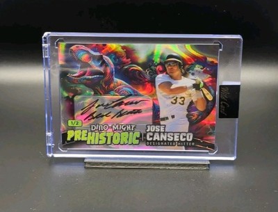 Wild Card Splat 2024 Jose Canseco Autograph Numbered 1/2 Baseball Card Bash Bros