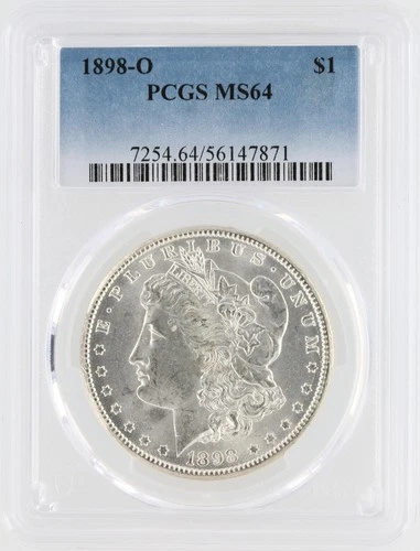 1898-O  Morgan Dollar PCGS MS64 New Orleans Minted Silver Dollar No Reserve