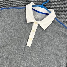 Nike Golf Tour Performance Polo Shirt Mens Large Gray Long Sleeve Casual Outdoor