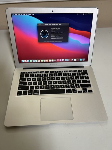 Apple MacBook Air 13" Core i7 1.7ghz 8gb RAM 128GB SSD OS Big Sur
