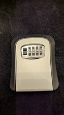 4 Digit Combi Safe Key Box Wall Mounted Secure Key Indoor Outdoor Lock Box GREY