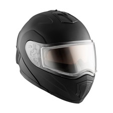 CKX Matte Black Tranz 1.5 AMS Snow Helmet w/D...