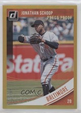 2018 Panini Donruss Press Proof Gold 10/99 Jonathan Schoop #60 4r3